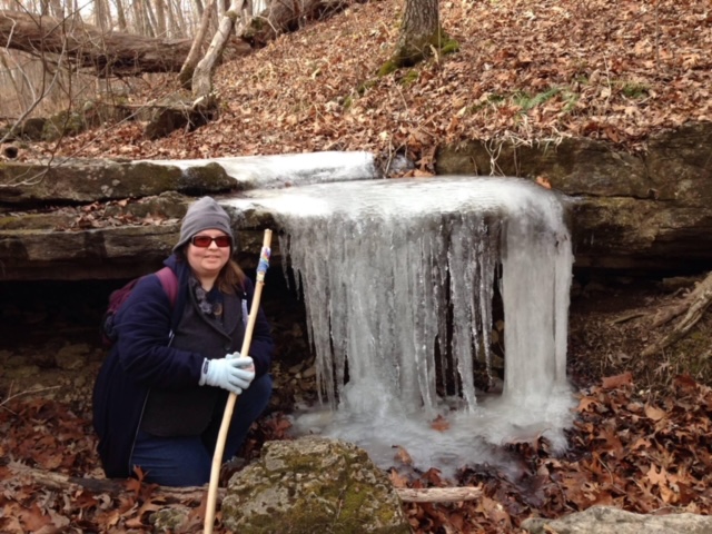 Cache in Cold Ice fall