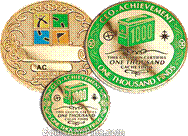 1,000 Finds  Geo-Achievement set