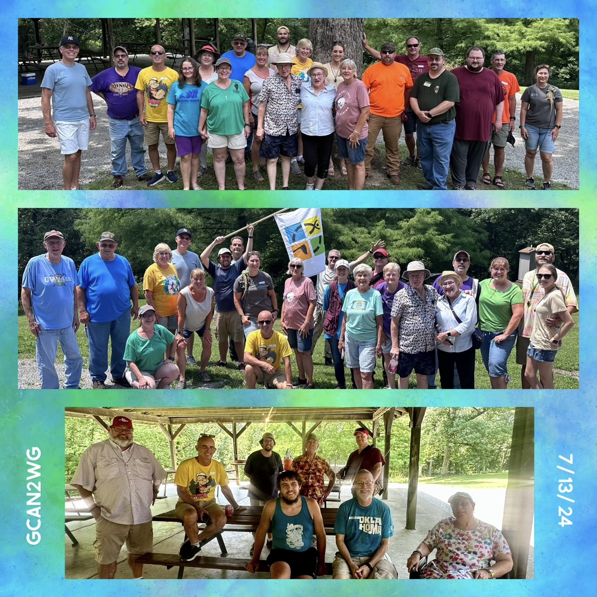 Summer picnic 24 Groups collage 