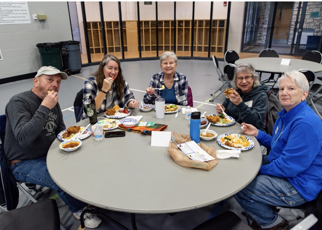 Winter potluck 24 table 2